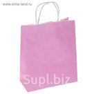 Пакет крафт "Радуга" лиловый, 25 х 11 х 29 см