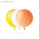 Шар латексный 18" Металл цвета МИКС 25 шт. G