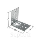 Уголок крепежный усиленный 90х105x105 мм KUU 2 0 мм белый цинк STARFIX SMP 97693 1