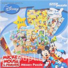Игра "Микки Маус" Мемо-Puzzle