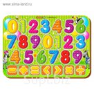 Рамка вкладыш "Изучаем цифры  и знаки 2" крашенная