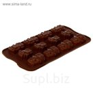 Форма для льда и шоколада "Роботы", 12 ячеек