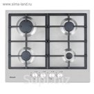 Варочная поверхность Weissgauff HGG 604 X, газовая, 4 конфорки, серебристый