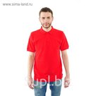 Футболка поло мужская арт.PM0110301031StandartL, цвет красный, р-р 56-58 (4XL)