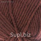 Пряжа "Merino bulky" 30% шерсть 70% акрил 100м/100гр (116 т. Коричнев)