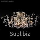 Люстра потолочная Frost 12x40W G9 бронза 89x89x34см
