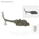 Фигурка декоративная "Слон и мышки" 18*5*9,5см. микс  (полистоун) (белая упаковка)