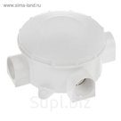 Коробка распаячная трехрожковая 70х35