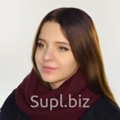 Снуд женский РИТМ 828319 цвет бордовый