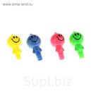 Свисток "Смайл на ножках", цвета МИКС
