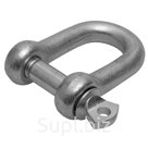 Скоба оцинкованная такелажная ЗУБР  14мм, 6 шт, тип прямой