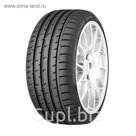 Шина легковая летняя Continental ContiSportContact 3 205/40 R17 84V