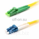 Патч-корд волоконно-оптический переходной, для одномодового кабеля (SM), 9/125 (OS2), FC/APC-SC/APC, одинарного исполнения (Simplex), 3м