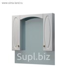 Шкаф-зеркало Милана 90С белый