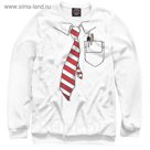 Свитшот женский "Рубашка и галстук", размер XXXL CST-905614