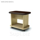 Банкетка Рондо 520х334х465 дуб сонома/кож.зам.кор.