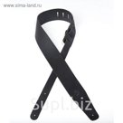 Ремень для гитары Planet Waves 25TL00-DX Thick Leather , кожаный, черный