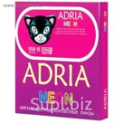 Цветные контактные линзы Adria Neon - Green, -9.5/8,6, в наборе 2шт