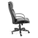 Кресло офисное "Надир", натуральная кожа, черное