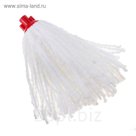 Насадка для швабры веревочная, микрофибра, 100 гр, цвет белый