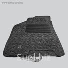 Коврики в салон для Audi A6 седан 2015-н.в., 4 шт., текстиль "DUNLOP", серый