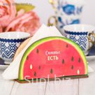 Салфетница деревянная "Счастье есть" арбуз