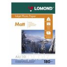 Фотобумага Lomond A4 [0102014] 180 гм? матовая односторонняя (50 л.)