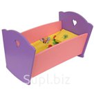 Набор кукольной мебели КРАСНОКАМСКАЯ ИГРУШКА КМ-02 Кроватка с по