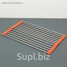 Сушилка для посуды на раковину 37х22х1 см, цвет МИКС