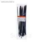 Хомуты нейлоновые TDM, 3.6х200 мм, чёрные, 25 шт, SQ0515-0334