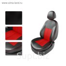 Авточехлы KIA Ceed, с 2012, черно-красный