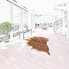 Трехслойная инженерная паркетная доска Дуб PURE, коллекция HARDY.Малайзия.