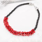 Колье жгут "Коралл", 45см
