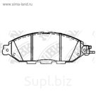 Колодки тормозные дисковые NIBK PN50001