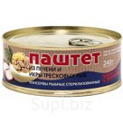 Паштет из печени и икры трески