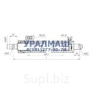 Гидроцилиндр выдвижения выносных опор ГЦ-63.50х1680.17 (40)