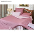 Постельное бельё Евро, цвет Розовый-бел. 200х215см, 200х217см, 70х70см 2шт,полиэстер 65г/м, пэ100%
