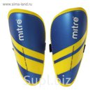 Щитки фут."MITRE Tungsten Slip" арт.S70009BQ1,р.L,без гол,1 лип,подкл.из ЭВА,плас-к,син-жел
