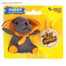 Набор светоотражателей "Чемпион", мягкая игрушка, брелок