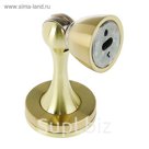 Ограничитель магнитный 809, цвет матовое золото