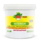 Водоэмульсия для стен и потолков "EKQ- PLAST INTERIOR", фасовка 25 кг