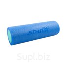 Ролик для йоги и пилатеса FA-501, 15х45 см, синий/голубой STARFIT