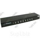 MultiCo EW-K2308DU 8-port DVI USB KVM Switch + 2-port USB2.0 HUB with Cable (КлавиатураUSB + мышьUSB + DVI-I + Audio) + Б.П. ***