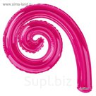 Шар фольгированный 14" Спираль MAGENTA