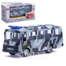 Автобус металлический "ОМОН", инерционный, масштаб 1:61