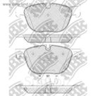 Колодки тормозные дисковые NIBK PN0094