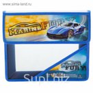 Папка для тетрадей А5, клапан на липучке, пластиковая, с уголком Auto-fury