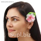 Зажим "Лотос",(набор 2 шт) цвета МИКС