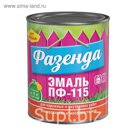 Эмаль ПФ-115 ФАЗЕНДА белая гл 1,9кг ТЕКС