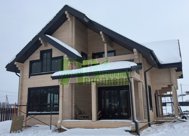 Дом из профилированного бруса 12,5 м х 9,5 м
